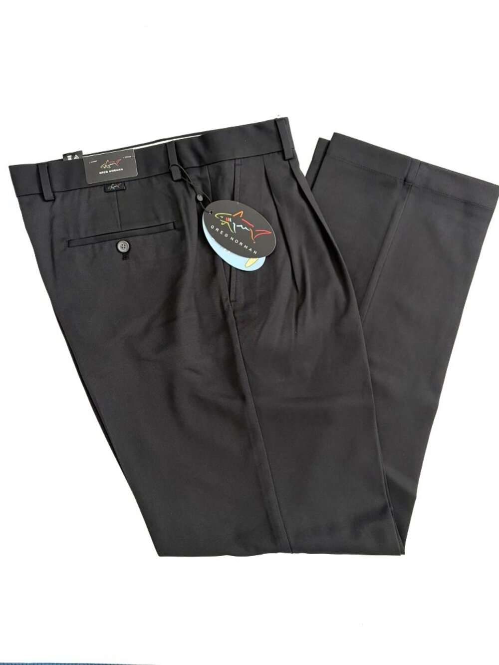 Greg Norman Collection Black Golf Classic Pro-Fit Pants - 35/32